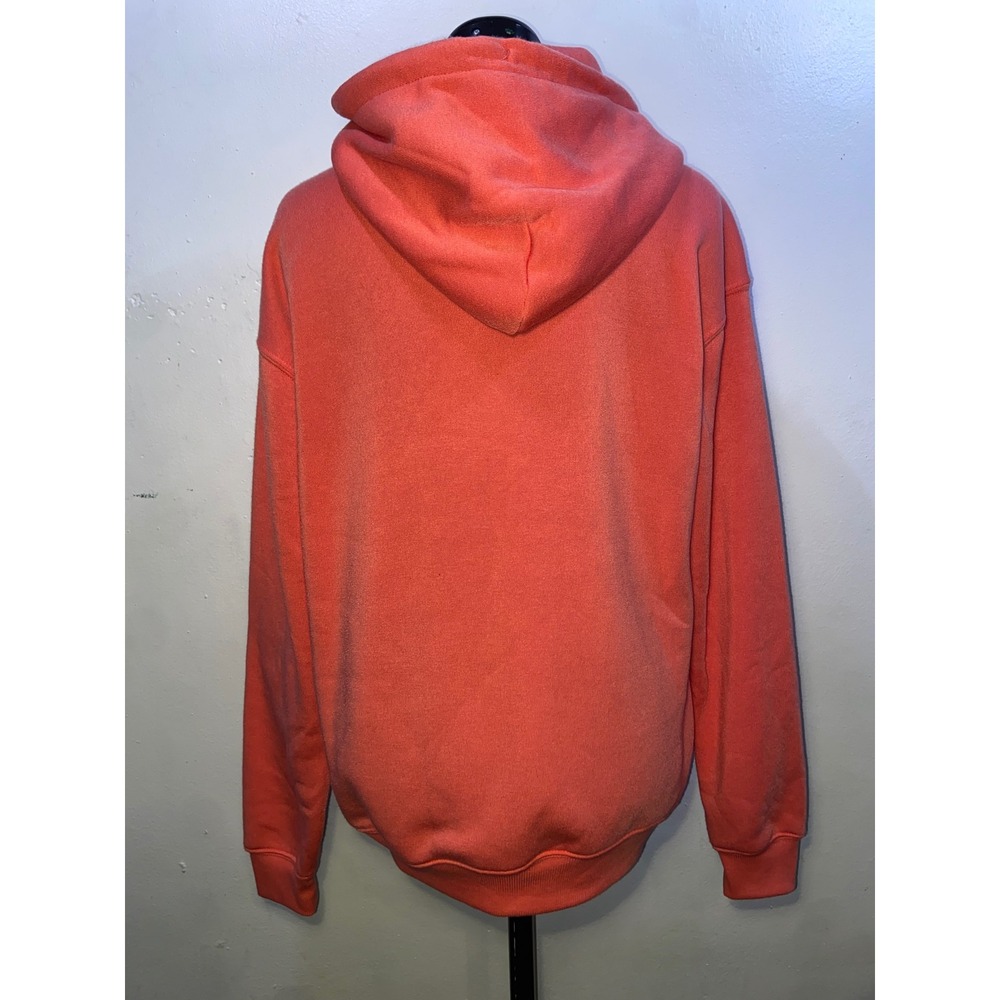 Disney Winnie the Pooh Cozy Graphic Hoodie Coral Pink Varsity Sweatshirt Women S - Picture 2 of 4